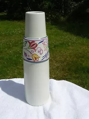 Buy Poole Pottery Vase Shape 34 BN Floral Pattern H:12 /30cm C1960/70s • 34.99£