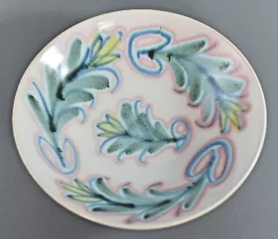 Buy Vintage Aldermaston Pottery Leaf Design Decorative Pedestal Bowl Julian Bellmont • 49.99£