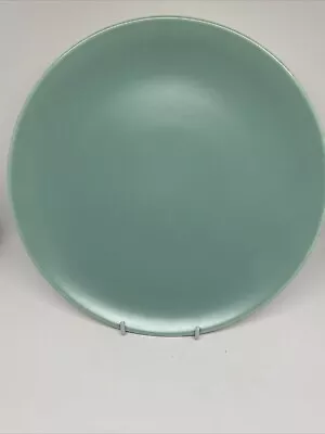 Buy Poole -  Twintone  - Ice Green  And Seagull  - Dinner Plate Excellent  Condition • 12.05£