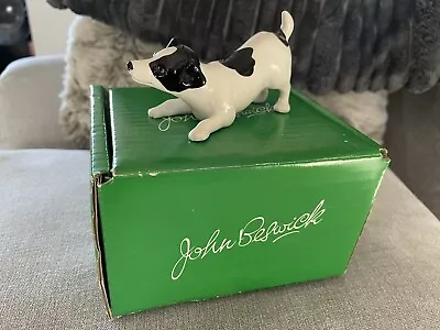 Buy Beswick Jack Russell Pup Dog Black And White JBD42 6cm Rare Figure • 17.99£