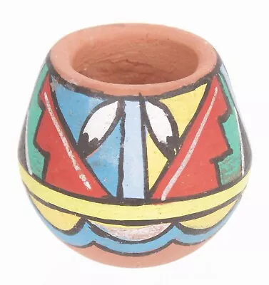 Buy Vintage New Mexico Pueblo Pottery Small Pot Polychrome Pot Native American Old • 11.64£