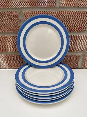 Buy T G Green Cloverleaf Cornishware 6 X Side Plates 17.5cm • 50£