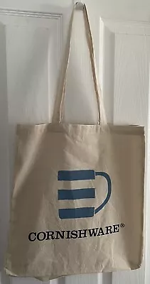 Buy Cornishware Natural Reusable Shopping Bag Blue Mug Design Long Handles • 5£