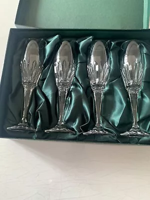 Buy Thomas Webb By Edinburgh Crystal 4 Boxed Champagne Glasses • 44£
