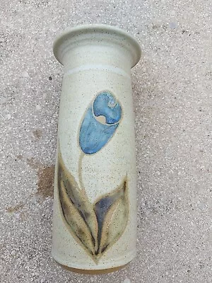 Buy Welsh Studio Pottery Vase Signed Pat O Leary 10 Inches  • 4£