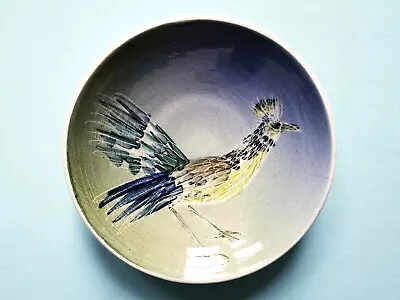Buy Vintage Alum Bay Jo Lester Hand Painted Bird Pottery Ceramic Trinket Key Dish • 9.99£