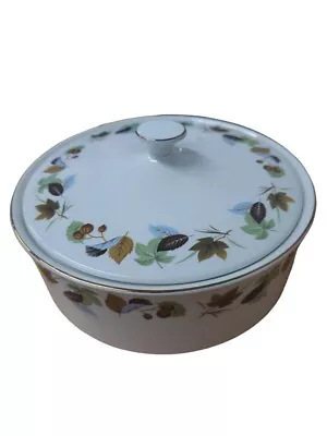 Buy Casserole Dish W.H Grindley & Co England Satin White Staffordshire Ironside Lid • 9.99£