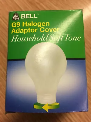 Buy 2 X Soft Tone GLS Decorative Glass Cover For BELL G9 Halogen Bulb Adaptor • 9.99£