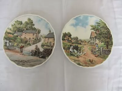 Buy Royal Doulton Decorative Collectors Plates Village Life By Anthony Forster X 2 • 12£