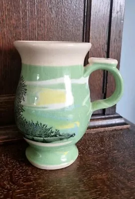 Buy Boscastle Pottery Mochaware By Roger Irving Little - Green Mug /Tankard 2006 • 14.50£