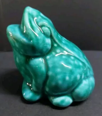 Buy Anglia Pottery Turquoise Frog Collectable Ref#9A • 4.99£