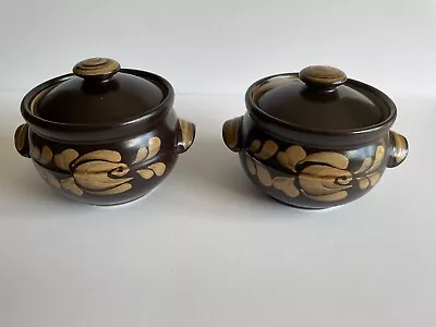 Buy 2 Denby Bakewell Individual Casserole Lidded Soup Dish Bowl • 10£