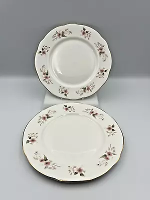 Buy 2 X Duchess Fine Bone China Glen 316 Salad Plates 21cm In Diameter VGC • 9.50£