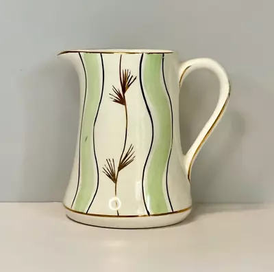 Buy Vintage Milk Creamer Jug THOMAS FORESTER Phoenix English Pottery Green Art Deco • 15£