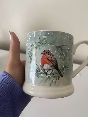 Buy Tesco Frosted Forest Robin Christmas Mug • 10.50£