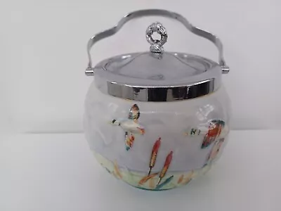 Buy Vintage Shorter And Sons Flying Ducks Bowl With Metal Lid And Handle • 9.99£