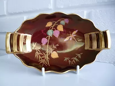 Buy Carlton Ware Rouge Royale Decorative Twin Handled Candy/Trinket Dish Vintage • 7.99£