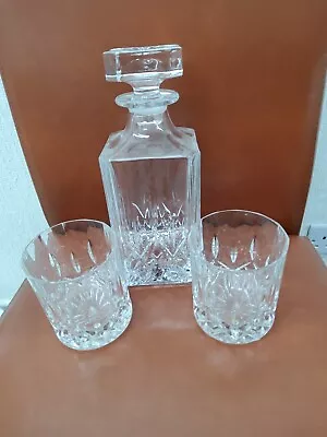 Buy RCR Opena Italian 3-Piece Crystal Glass Whisky Decanter And DOF Tumblers New Set • 15.99£