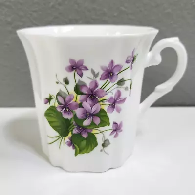 Buy Royal Grafton Fine Bone China Purple Violets Tea Cup Mug VGC • 11.18£