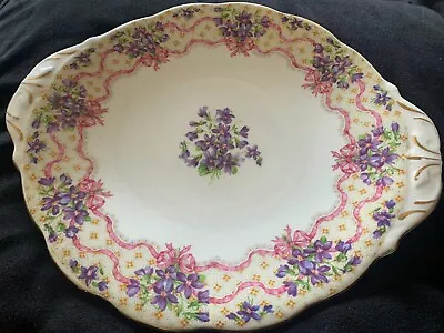 Buy Queen Anne Fine Bone China Vintage Cake Plate, Early 1950s, Perfect, Sell £11 • 11£