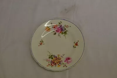 Buy Royal Crown Derby White Floral Pattern Bone China Plate #BRE • 8.99£