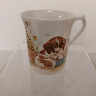 Buy Queen's Fine Bone China Made England Tea Coffee Cup Dog Easter Bunny Rabbit • 11.19£