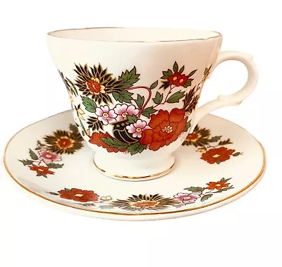 Buy Crown Trent Fine Bone China Tea Cup And Saucer Staffordshire England • 15.74£