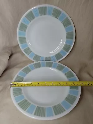 Buy Two Vintage JAJ Pyrex Matchmaker  9.3/4   25cm Dinner Plate Tableware Retro • 6.95£