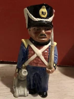 Buy Genuine Staffordshire Volunteer Infantry Soldier In Uniform Toby Jug Ceramic  • 7.99£