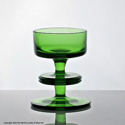 Buy Wedgwood Glass Sheringham Candlestick, One Disk, Green • 40£