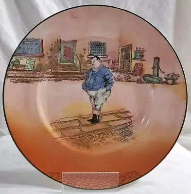 Buy Royal Doulton, Dickens Ware 10.5  Plate, The Fat Boy D6327, By C. Noke, C1930s • 19.99£