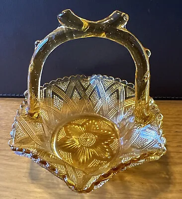 Buy RARE VINTAGE HONEY GOLD GLASS 60s/70s. See Photos For Condition & Detail. • 16.99£