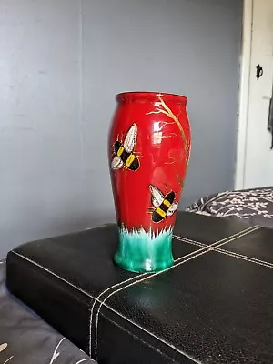 Buy Hand Painted Bumble Bee Garden Vase • 30£