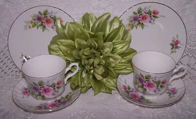 Buy Royal Stafford Bone China Trios Floral Pattern Bone China Cup/Saucer/Side Plate • 12.99£