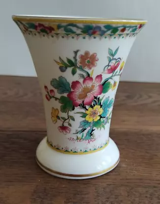 Buy Vintage Coalport Ming Rose Bone China Collectable Trumpet Vase  H 8cm • 4£