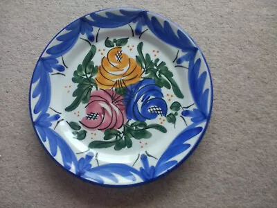 Buy Pottery Bold Floral Wall Plate 26cm Diameter - Portuguese • 6.99£