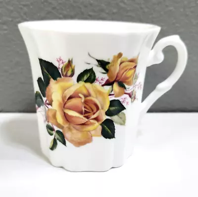 Buy Royal Grafton Fine Bone China YELLOW Roses Tea Cup Mug VGC • 11.18£