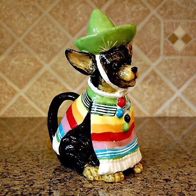 Buy Chihuahua Mexican Dog Teapot Ceramic Animal Tea Pot Home Décor By Blue Sky • 65.23£