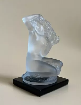 Buy Vintage Lalique Frosted Glass Statuette Of Kneeling Naked Lady  Floreal  • 0.99£