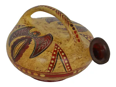 Buy Minoan Art Pottery Mini Ceramic Vessel - Labrys - Ancient Crete • 66£