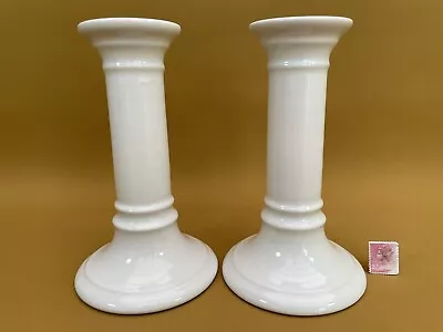 Buy Royal Doulton Pair Of White Candlesticks Holders Vintage 70’s • 34.99£