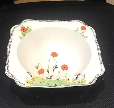 Buy Crown Ducal  Poppy  Square Fruit Bowl • 9.99£