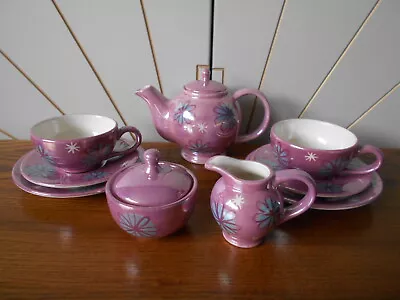 Buy PINK LUSTRE Miniature China Tea Set WHITTARD Winter Wonderland 2003 CHRISTMAS • 29.99£