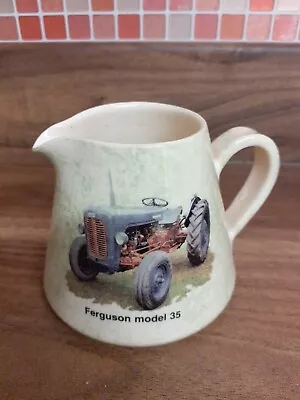 Buy Yorkshire Moorlands Pottery Jug: Handmade: 20th Century Tractors 🚜: Farming • 15£
