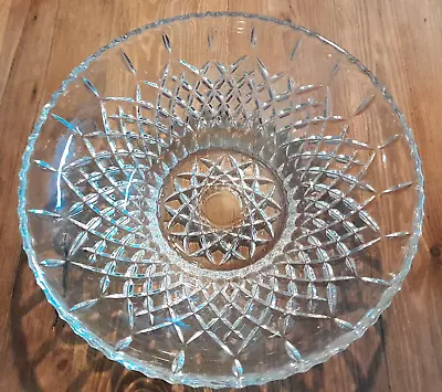 Buy Crystal Cut Glass Candy/fruit/dessert Bowl, Beautiful Pattern In Mint Condition • 10.99£