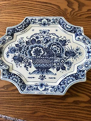 Buy Delft Pottery - Decorative Plate - Multi Flower Pattern • 15£