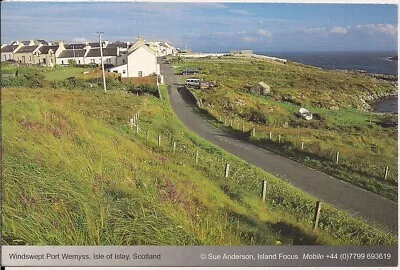 Buy Superb  Postcard - Windswept Port Wemyss - Isle Of Islay - Argyll & Bute C.2005 • 1.89£