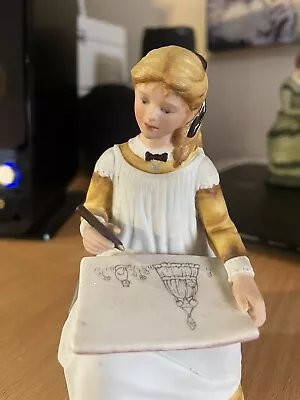 Buy Franklin Porcelain Figurine From Little Women Amy • 9.99£