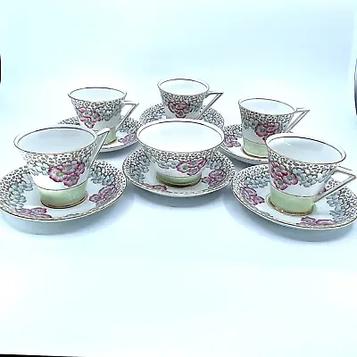 Buy ROYAL STANDARD Art Deco Fine Bone China Part Tea Set - Demitasse Cups & Saucers • 50.08£