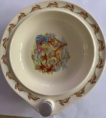 Buy Vintage Early Royal Doulton Bunnykins Warming Child’s Bowl. • 18.50£